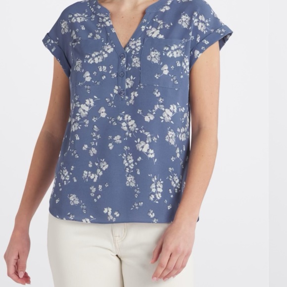 FORTUNE + IVY Stacey Two Pocket Blouse - Stitch Fix - Picture 4 of 5